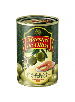 Оливки MAESTRO DE OLIVA с семгой, 300г