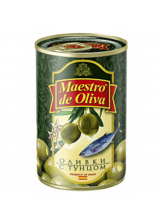 Оливки с тунцом MAESTRO DE OLIVA, 300г оптом