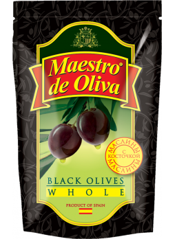 Маслины Maestro de oliva с косточкой, 170г