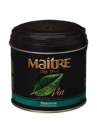 Чай зеленый Maitre de The Наполеон листовой 100г оптом