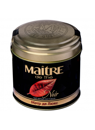 Maitre Чай черный листовой Lux NOIR 100г оптом