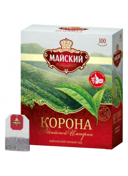 МАЙСКИЙ Чай черный Корона Российской империи 100 пак.