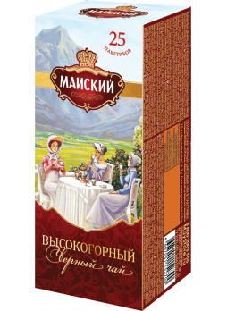Чай черный МАЙСКИЙ высокогорный 25 пакетиков