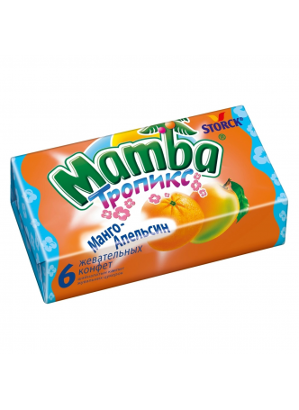 Жевательные конфеты Mamba Тропикс 26,5г оптом