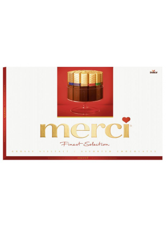 MERCI Конфеты шоколадные ассорти 400г оптом