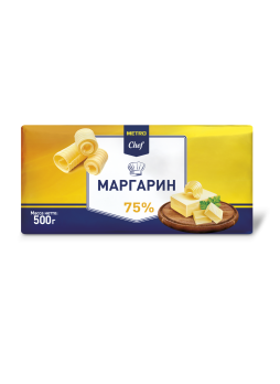 Маргарин Metro Chef 75%, 500г