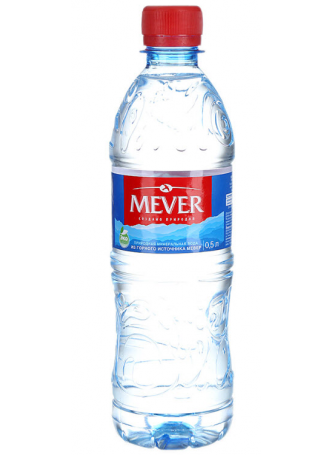 Вода MEVER без газа, 0,5 л оптом