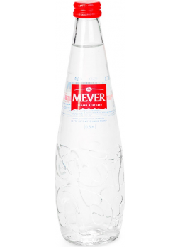 Вода минеральная MEVER без газа в стеклянной бутылке, 0,5 л