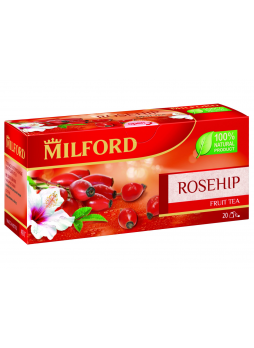 MILFORD Чай фруктовый со вкусом шиповника 20*2г