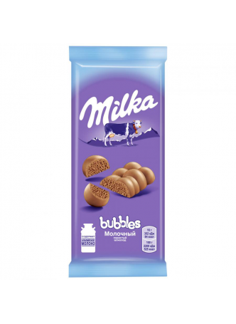 Milka Bubbles шоколад молочный пористый, 76г оптом