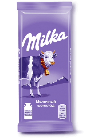 Шоколад Milka молочный, 85г оптом