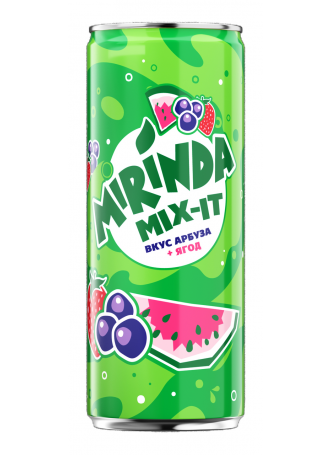 Напиток Mirinda Mixit арбуз-ягоды, 0,33л оптом