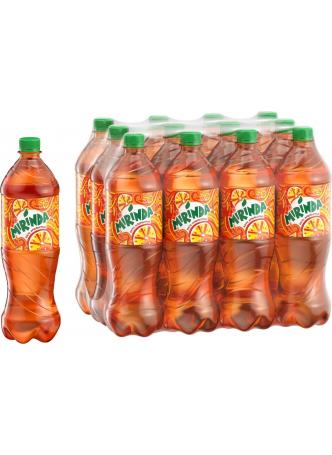 Напиток газированный MIRINDA вкус апельсина, 1л оптом