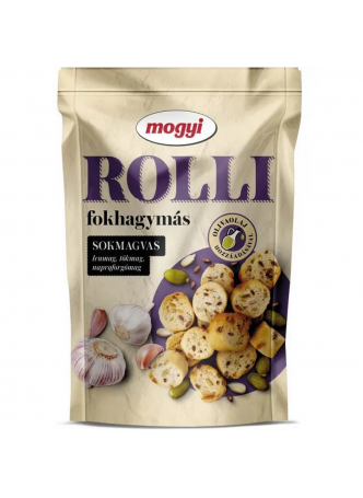 Сухарики MOGYI Rolli со вкусом чеснока, 90г оптом