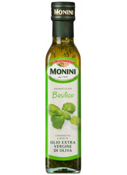 Масло оливковое MONINI Extra Virgin с базиликом, 250 мл