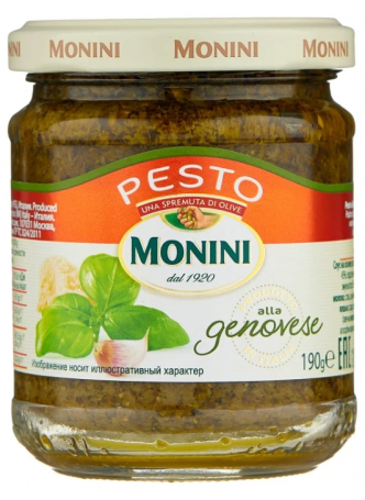 Соус песто MONINI, 190г оптом