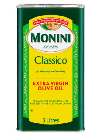 Масло оливковое MONINI Extra Virgin, 3л