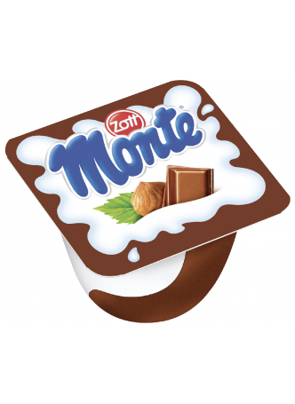 Десерт ZOTT MONTE Maxi шоколад/лесные орехи 13,3%, 6х55г БЗМЖ оптом