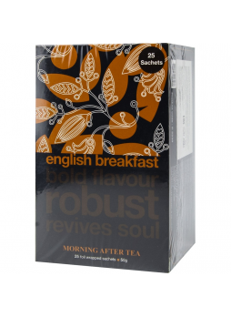 Чай MORNING AFTER TEA Черный английский завтрак, 25 пак х 2 г