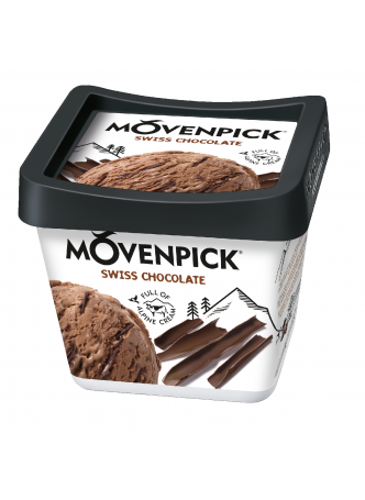 Мороженое пломбир MOVENPICK Шоколад контейнер, 900мл оптом
