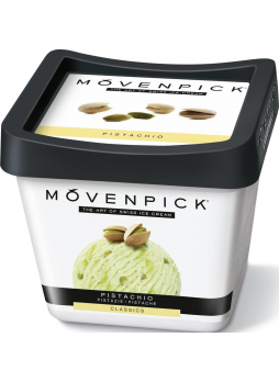 Мороженое пломбир MOVENPICK Фисташка контейнер, 900мл