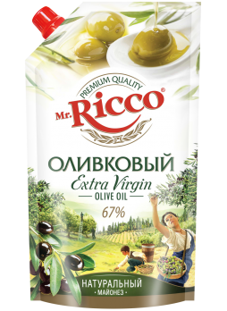 Майонез MR.RICCO оливковый 67%, 400 г