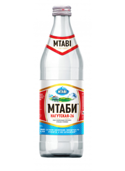 Вода минеральная лечебно-столовая Мтаби ст/б, 0,45л