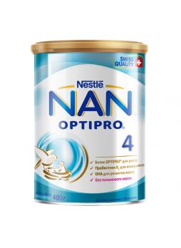 Сухая молочная смесь NESTLE Nan Optipro 4 с 18 месяцев, 400 г