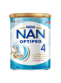Напиток молочный сухой NAN 4 Optipro BL с 18 месяцев, 800 г