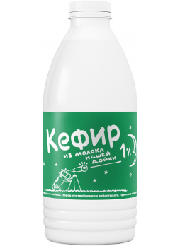 Кефир из молока Нашей дойки 1%, 930гн БЗМЖ