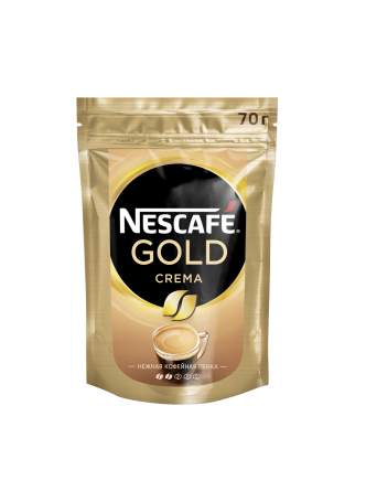Кофе растворимый Nescafe Gold Crema 70г оптом