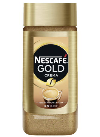 Nescafe Кофе растворимый Gold Crema 95г оптом
