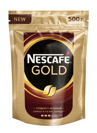 Nescafe Кофе растворимый сублимированный Gold 500г оптом