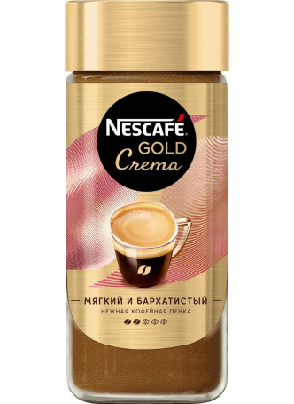 Кофе Nеscafe Gold Crema натуральный растворимый, 95г оптом