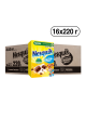 Nesquik . ChocoCrush. Злаковые подушечки с шоколадной начинкой, обогащенные витаминами и минеральными веществами 220 г оптом