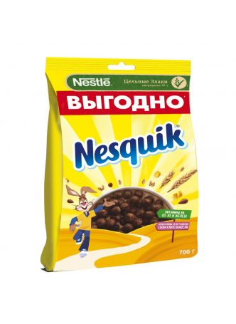 Завтрак готовый NESQUIK шоколадный, 700г оптом