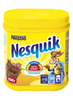 Nesquik Напиток шоколадный быстрорастворимый с какао 500г