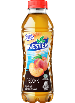 Чай холодный черный NESTEA персик, 0,5л