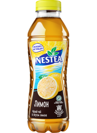 Чай холодный черный NESTEA лимон, 0,5л
