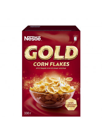 Готовый завтрак NESTLE GOLD CORN FLAKES, 330 г оптом