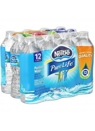Nestle Pure Life Вода питьевая артезианская негазированная 0,5л
