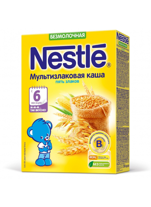 Молочная каша nestle или безмолочная