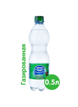 Газированная вода NESTLE Pure Life, 0,5 л