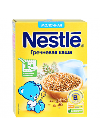 Каша молочная сухая гречневая NESTLE с бифидобактериями, 220г оптом