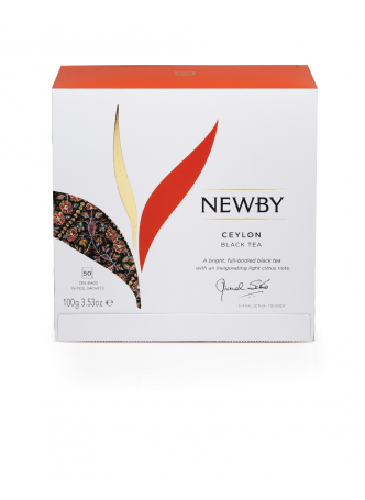 Чай черный NEWBY Ceylon 50*2г оптом