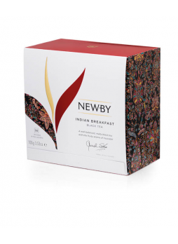 Чай черный NEWBY Indian Breakfast пакетированный, 50*2г