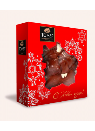 Шоколад фигурный Томер Символ года бык, 100г оптом
