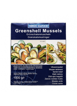 Мидии NORDIC SEAFOOD зеленые 1/2, 1 кг