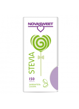 Сахарозаменитель NOVASWEET стевия, 150 таблеток