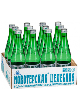 Вода минеральная Новотерская лечебно-столовая газированная 0,5л оптом